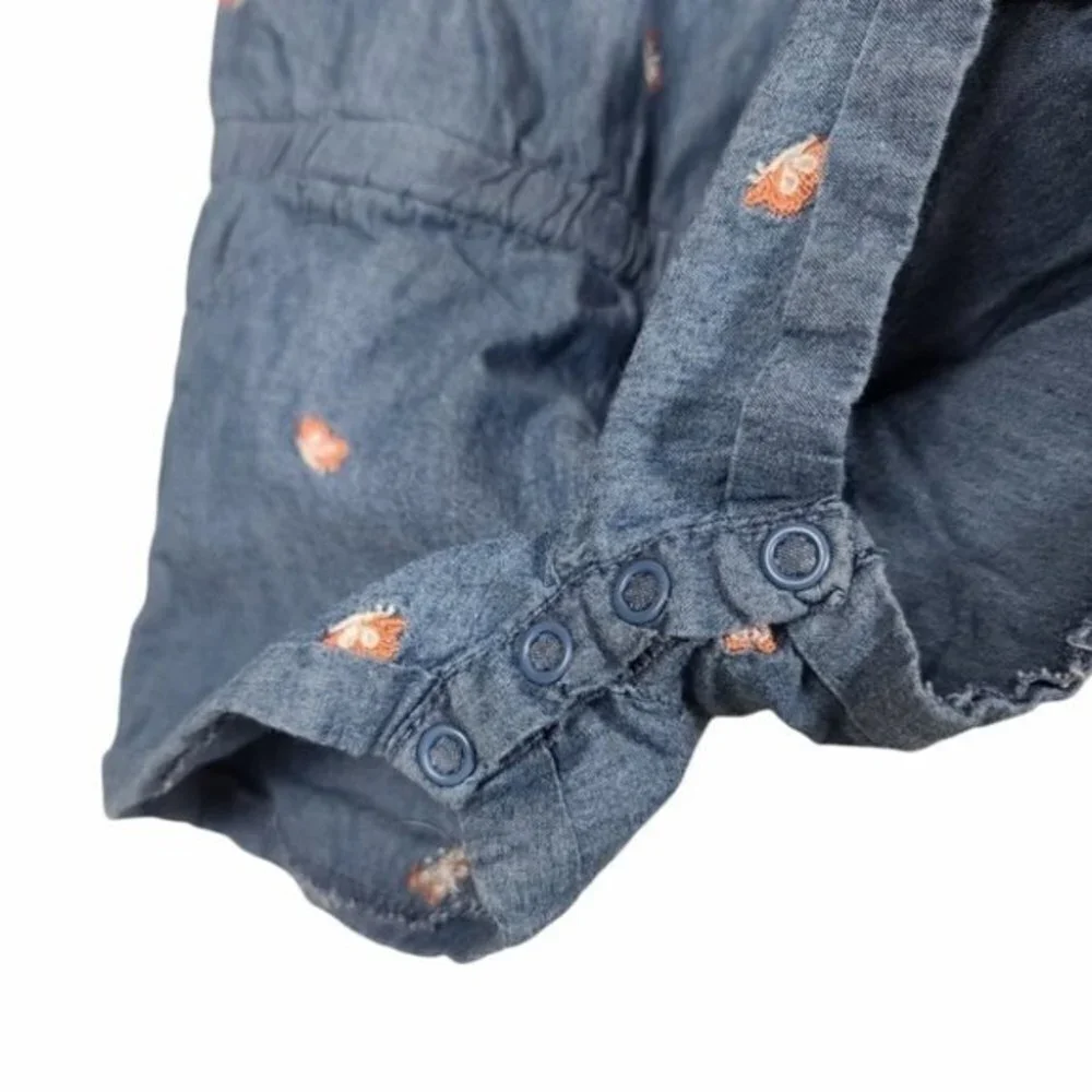 The Children's Place Butterfly Chambray Romper